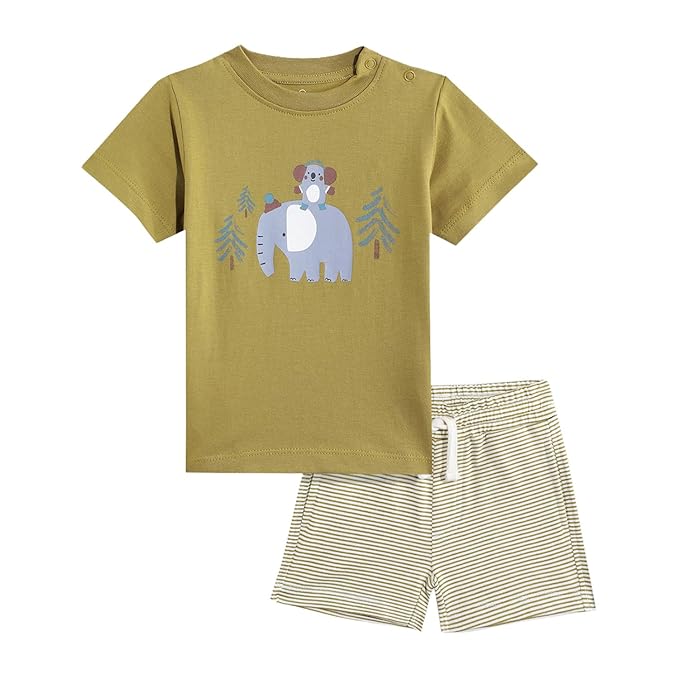 Mothercare Full/Short Top & Pajama/Shorts Set | Comfortable 2-Piece Outfit for Kid